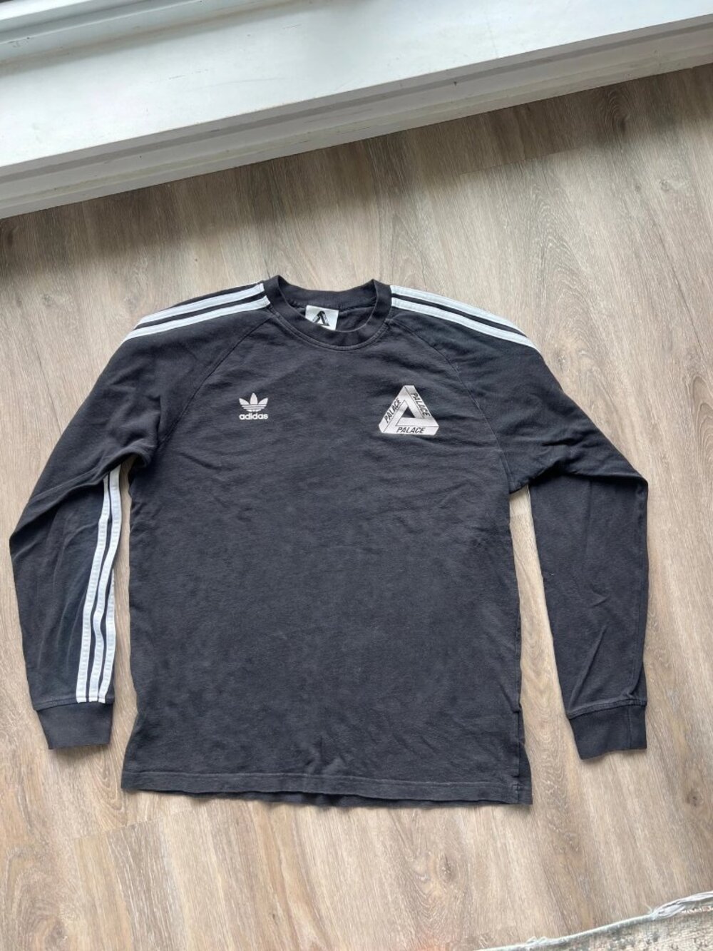 Adidas x Palace Skateboards Long Sleeve Shirt Black